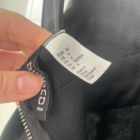 H&M Chrome Black Bandage Dress - Picture 6 of 6